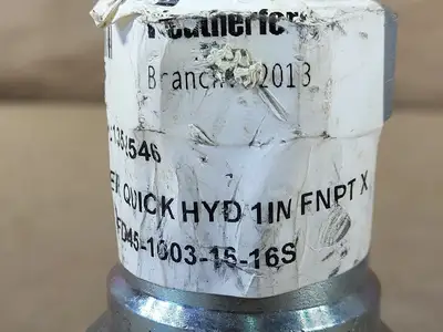 Hydraulic Quick Coupler FD45-1003-16-16S, 1" FNPT x 1" FQC (Bag of 6)