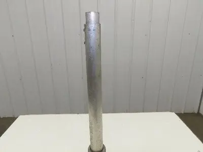Aluminum Pedestal Base Round Pipe Conveyor Leg Stand Adj Height 26"-30"