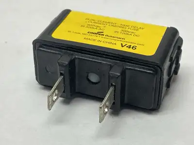 USED COOPER BUSSMANN LOW-PEAK CUBEFUSE TIME DELAY FUSE 15A 600VAC