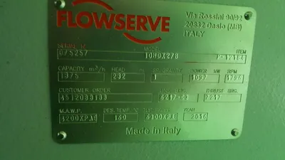 NEW FLOWSERVE 10HDX27B