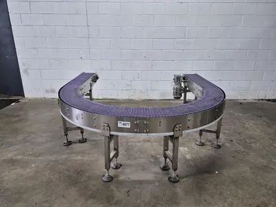 180° Curved Conveyor Belt