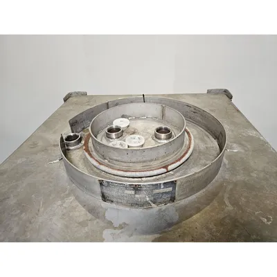Used 395 Gallon IBC Stainless Steel Portable Liquid Tote Pressure Rated