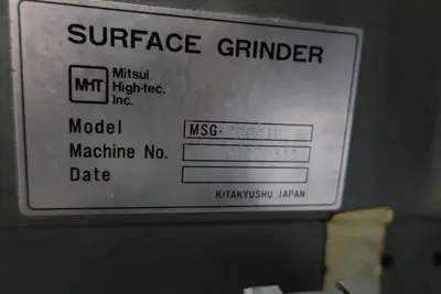Used 1993 MITSUI HIGH-TEC MSG-200H1 Reciprocating Surface Grinders Minnesota US | Orca Machine Tools, Inc. #1266986