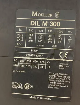 USED MOELLER DILM300