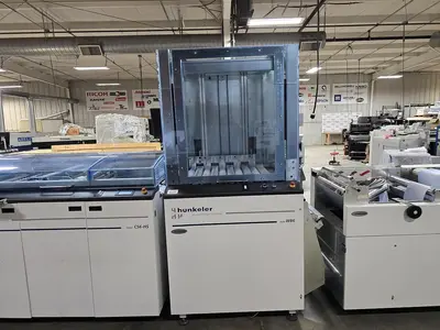 USED 2015 HUNKELER ROLL TO SHEET 22” WIDE CONVERSION LINE