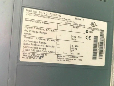Used Rockwell Rockwell Automation VTAC 9 Variable Speed Drives | Amiron Machinery #737310