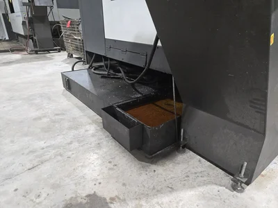 2018 Leadwell V-50i VMC w/ 30-Slot ATC, Conveyor, Kurt Vise, Fanuc Oi-MF Controller