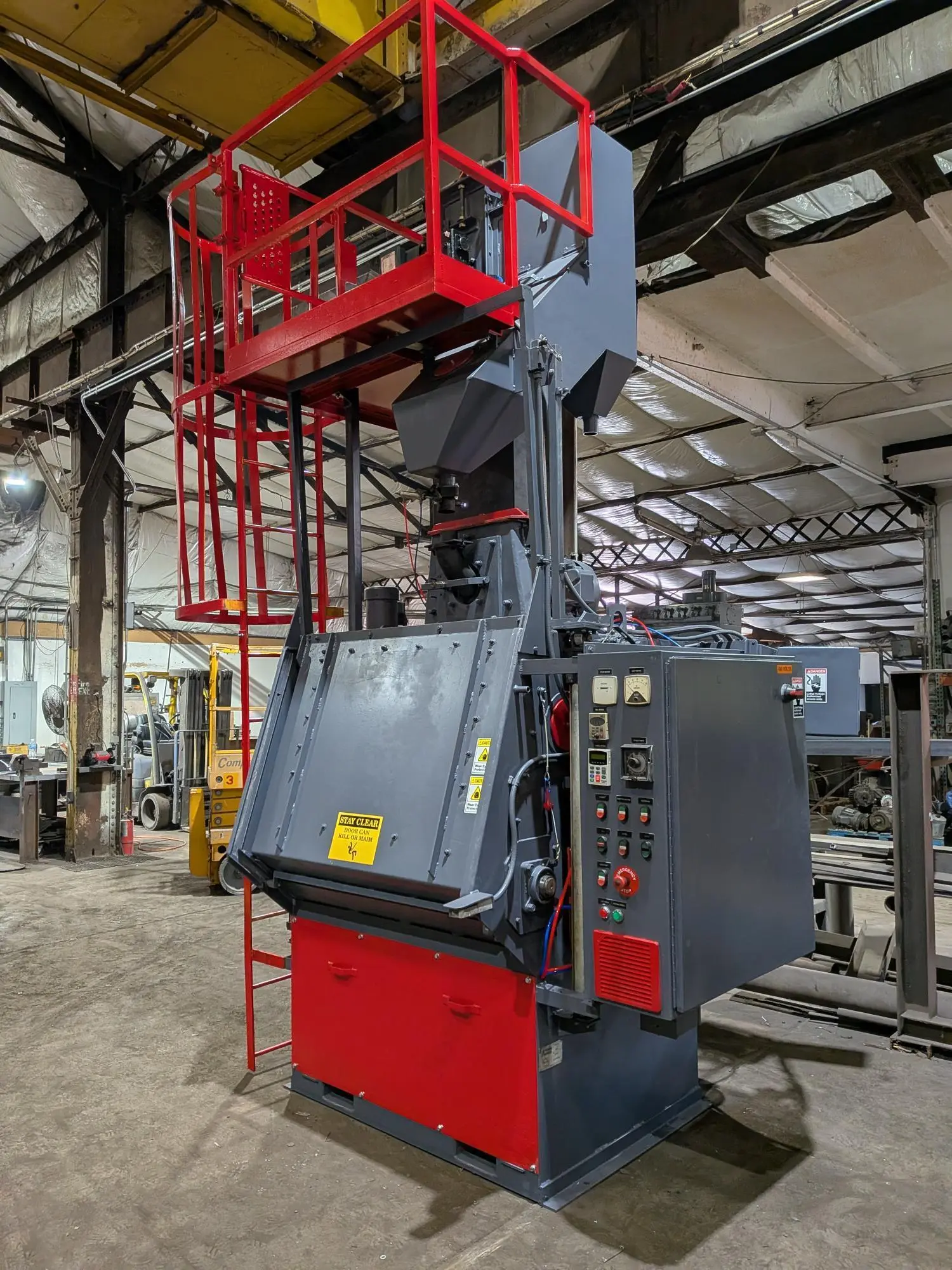 Used 2012 DELONG SUPER 7 Tumble Shot Blaster (Tumblast) Pennsylvania US | Shot Blasting Equipment #235532