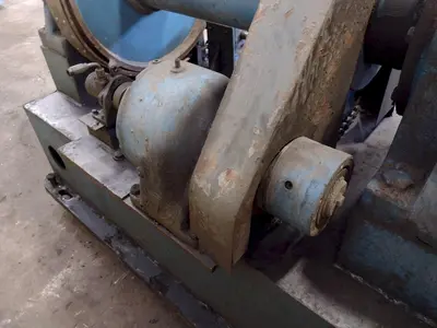 30,000 LBS X 48" YODER PULL OFF UNCOILER / COIL REEL: STOCK #16920
