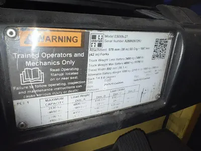USED HYSTER E50XN-27