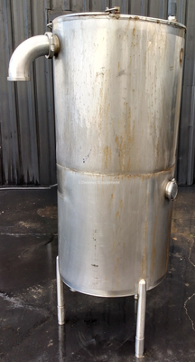 150 GALLON STAINLESS STEEL SINGLE SHELL TANK