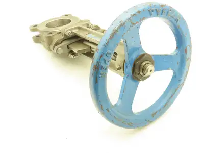 Velan L10-0310C-13SL  3" Stainless Knife Gate Valve 316SS Rising Stem Lug Style