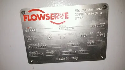 NEW FLOWSERVE 10HDX27B