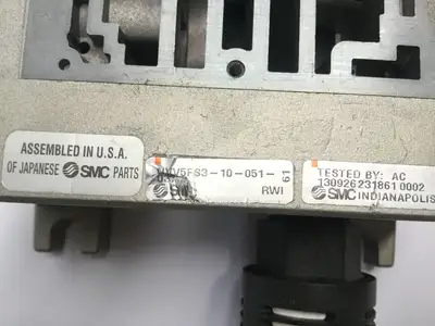 USED SMC NVFS3110-5DZ SOLENOID VALVES