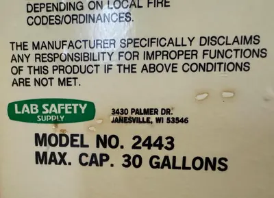 USED LAB SAFETY 2443