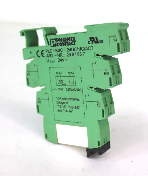 Used PHOENIX CONTACT PLC-BSC-24DC/1IC/ACT Relays & Switches Kentucky US | Industrial Parts R Us Inc. #356686