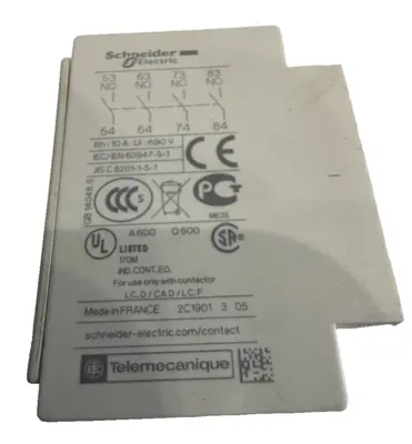 NEW SCHNEIDER ELECTRIC LADN40 CONTACT BLOCK