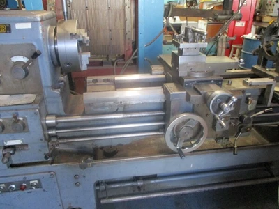 20.5" x 60" Webb, gap bed engine lathe, tooling