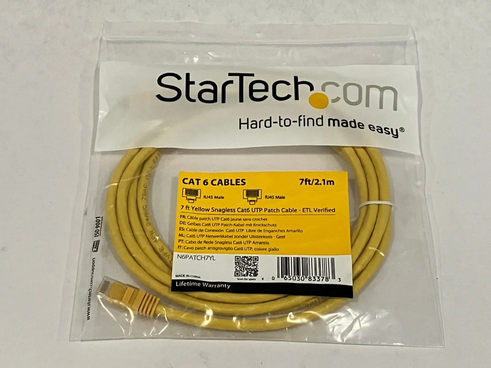 New | in-Stock StarTech N6PATCH7YL Misc Networking Equipment Michigan US | Maverick Industrial Sales #1493828
