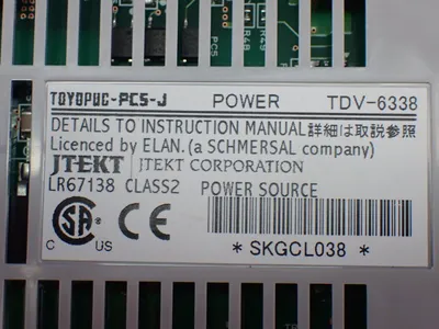 Used TOYOPUC TDV6338 PLC Power Supplies Ohio US | HGR 24 #1134665