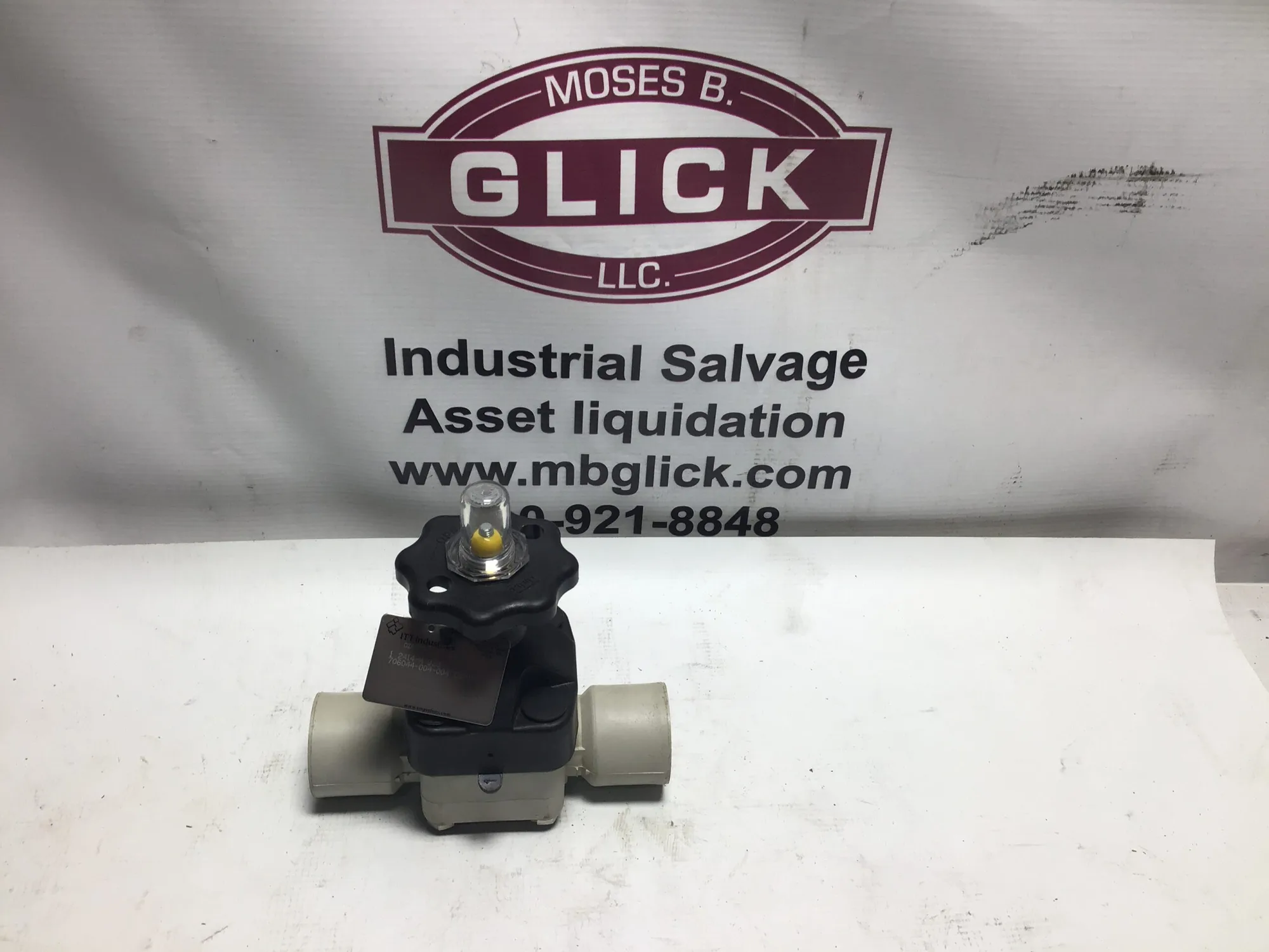 ITT 1″ Dia-flo Diaphragm Valve 2414-M-923 Handwheel Operated New
