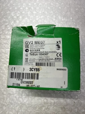 NEW Telemecanique GV2 ME07