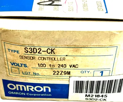 NEW OMRON S3D2-CK SENSOR CONTROLLER S3D2CK