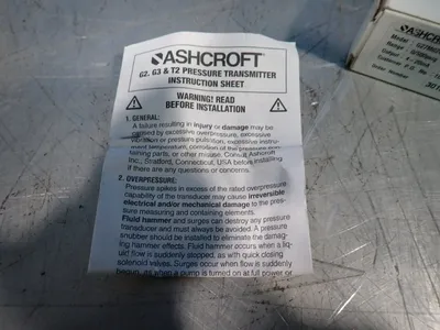NEW ASHCROFT G27M0242N1500#G