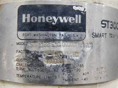 USED HONEYWELL STA122-E1G-00000-MB,CC