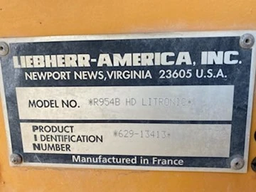 USED LEIBHERR AMERICA #R954B-HD