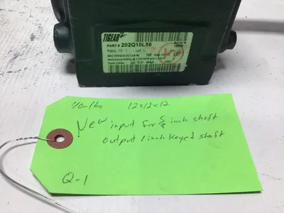 Dodge Tigear 202Q10L56 Right Angle Gear Reducer 10:1