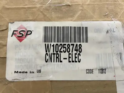 NEW WHIRLPOOL W10258748