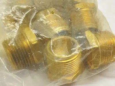New | in-Stock Midland Industries Hex Bushing 1" Male NPTF x 1/4" Female NPTF LOT OF 10 Parts (Hydraulics and Pneumatics) Michigan US | Maverick Industrial Sales #1391071