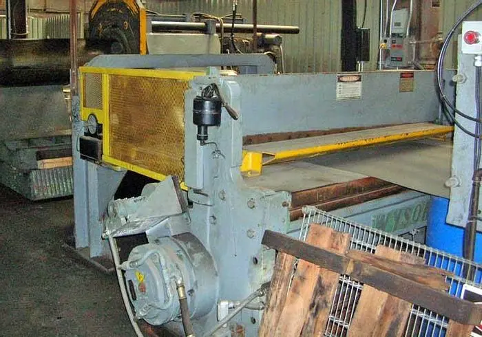 60´´ WYSONG SHEAR (USED)