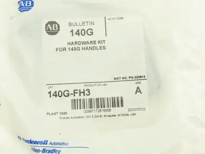 Allen Bradley 140G-G-FCX03 125A Disconnect Switch Enclosure Handle Kit 3' Cable