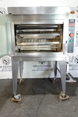 HARDT NATURAL GAS COMMERCIAL ROTISSERIE MODEL INFERNO 4500 (CAPACITY 40 CHICKENS)