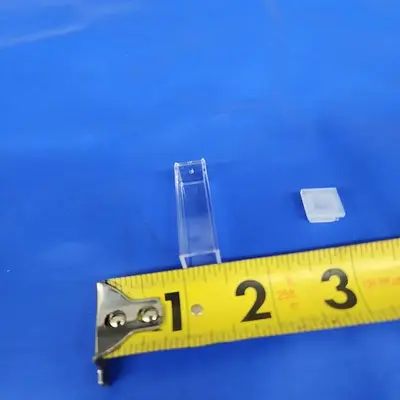 RECTANGULAR CUVETTES, PLASTIC FOR UV MEASUREMENTS SET OF 93 PCS