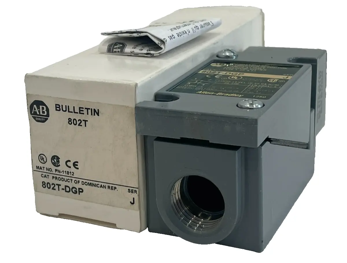 ALLEN BRADLEY 802T-DGP LIMIT SWITCH SER. J 802TDGP NEW, SURPLUS