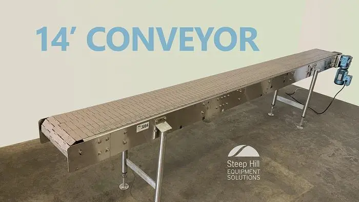 Used UNI-PAK 6000B2260-42 Table Top Chain Conveyors | Steep Hill Equipment Solutions #772145
