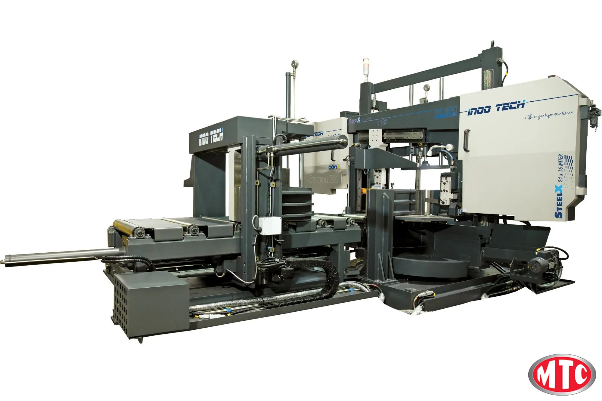Indotech i 48" x 24" NC Horizontal, Dual Column, Mitering bandsaw Like Kasto, Behringer, Marvel, HEM, Hyd-Mech Pedinghaus