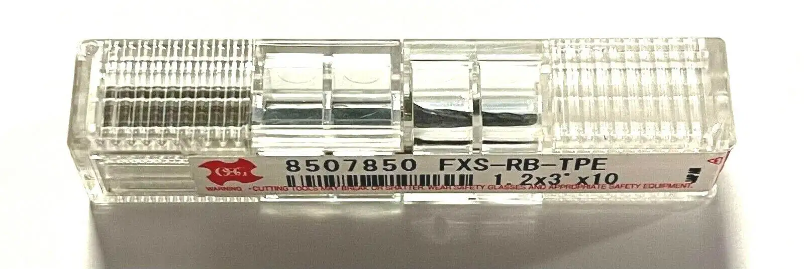 OSG 1.2mm Solid Carbide End Mill Tapered End Type Rib Grooves 8507850
