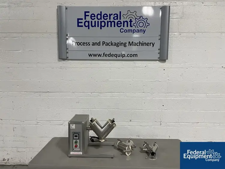 Used GlobePharma GlobePharma Mini Blend V-Blender Agitators, Blenders, Mixers Ohio US | Federal Equipment Company #129331