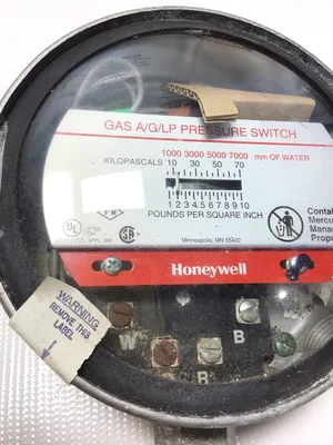 Honeywell Gas A/G/LP Pressure Switch 10 PSI