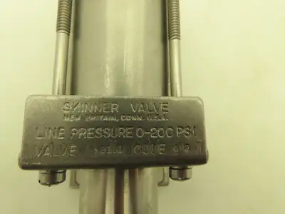 Honeywell Skinner H9101 Pneumatic Spool Valve 5/2 200 PSI 1/4" NPT Stainless