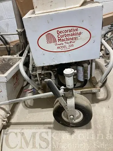 Used DECORATIVE CURBMAKING MODEL 225 CURB MACHINE Trimming, Beading & Flanging Machines | CAROLINA MACHINERY SALES #422368