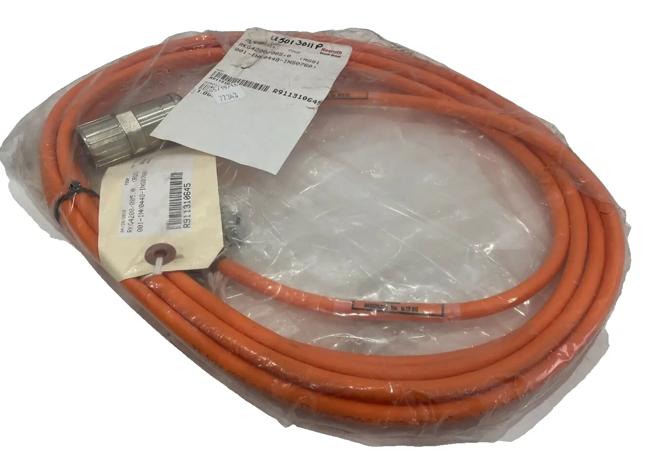 NEW BOSCH REXROTH R911310645 SERVO CABLE