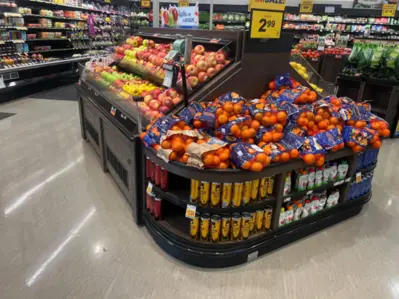 1-0710 JSI Self Contained Refrigerated 4 Piece Produce Island