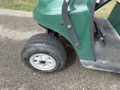 (1) 2015 E-Z-Go golf cart with a Kawasaki gas engine, does not include Club canopy, includes ball wa...