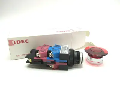New | in-Stock IDEC TW Series Push Pull 22mm Emergency Stop Button Relays & Switches Michigan US | Maverick Industrial Sales #1390987