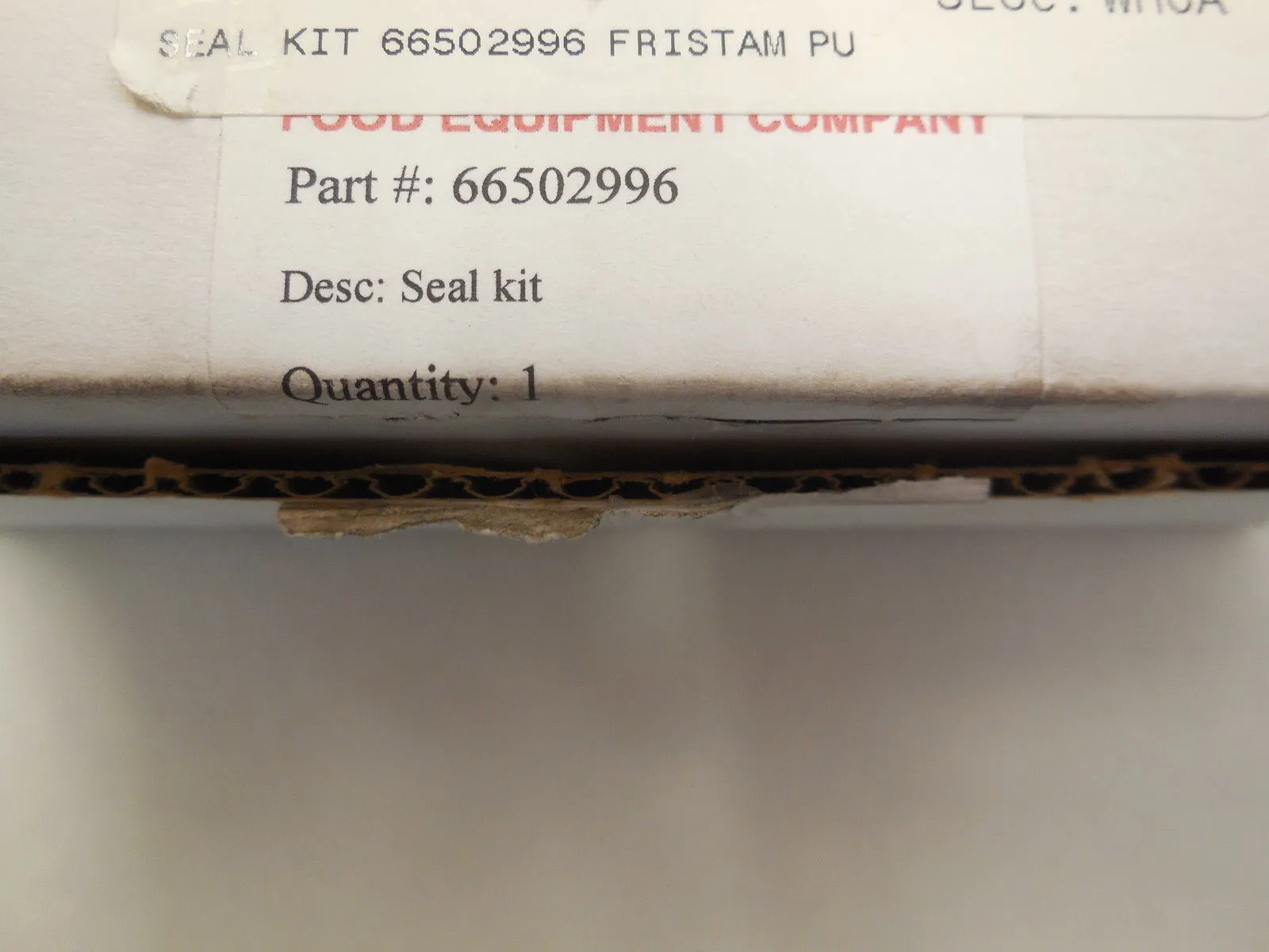 NEW FRISTAM 66502996 SEAL KIT